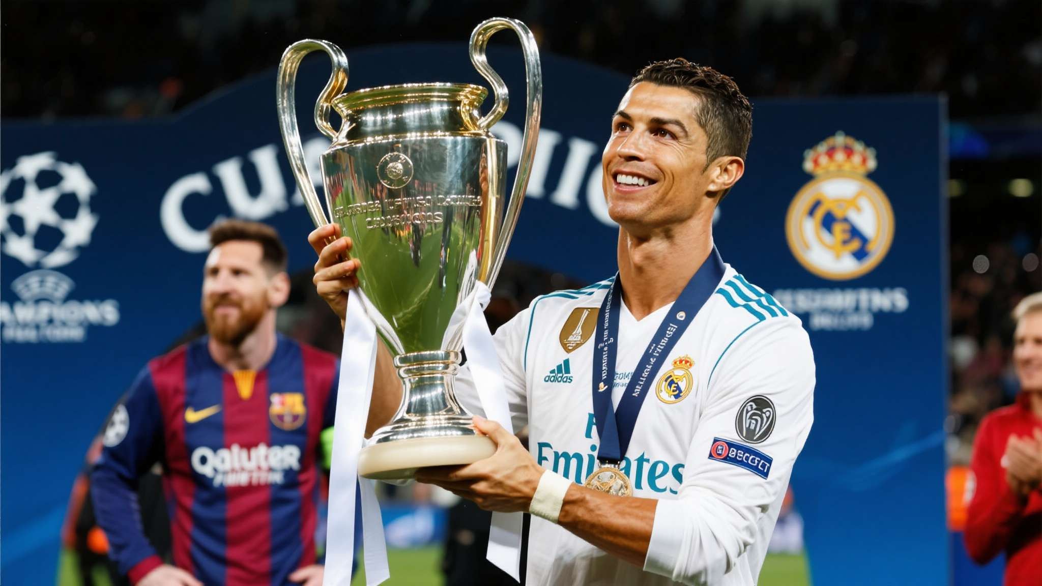 c罗欧冠惊天倒钩解说词完整版 克里斯蒂亚诺·罗纳尔多(Cristiano Ronaldo)职业生涯共斩获5座欧